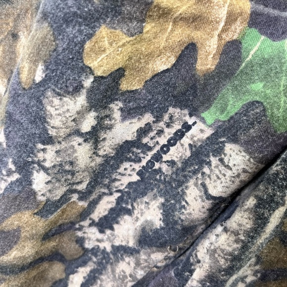 Jerzees Outdoors Camo Bigwoods Pants Mens 2XL Hunting Hunt Woods Stretch 2381 - Picture 3 of 12